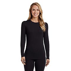 Stretch Thermal Long Sleeve Split V-Neck - Cuddl Duds