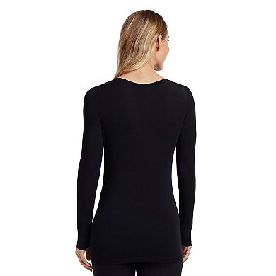 Women's Cuddl Duds® Softwear with Stretch Long Sleeve V-Neck Top