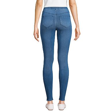 Petite Lands' End Starfish High-Rise Pull-On Skinny Jeans