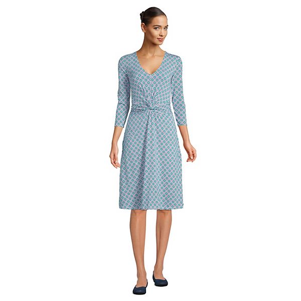 Petite Lands' End Lightweight Fit & Flare Dress