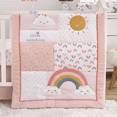 Carter's Chasing Rainbows 3-Piece Nursery Crib Bedding Set