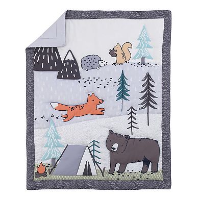 Carter's Woodland Friends 3-Piece Nursery Crib Bedding Set