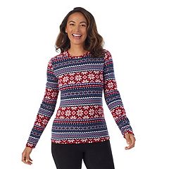 Cuddl Duds Crewneck Long Sleeve Clothing