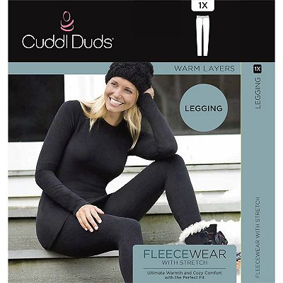 Top cuddl duds fleecewear stretch leggings Hotsell