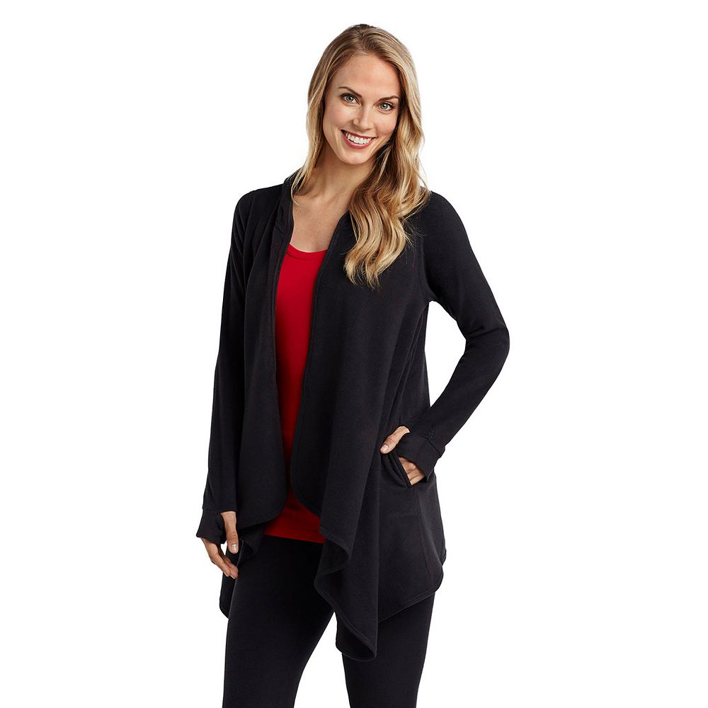 Fleece Jogging Cardigan - Red/Blue main image 1