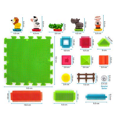 100pcs HedgeHog Building Blocks