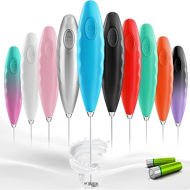 Zulay Kitchen Double Grip Milk Frother With Batteries Included