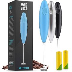 Zulay Kitchen MILK BOSS Milk Frother With Stand - Royal Blue, 1