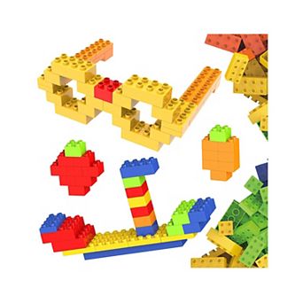 PicassoTiles 150 pc Large Construction Brick Building Blocks, Brick Building Block Set, For Kids 3+