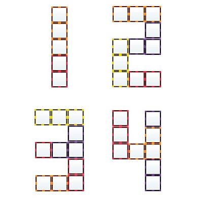 PicassoTiles 12 PC Mirror, Magnetic Tiles, Magnetic Building Blocks for Kids, Magnet for Kids 3+