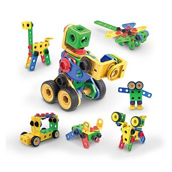 Picassotiles 105 pc Construction Building Engineering Set, STEM Toy, Learning Toy for Kids Ages 3+