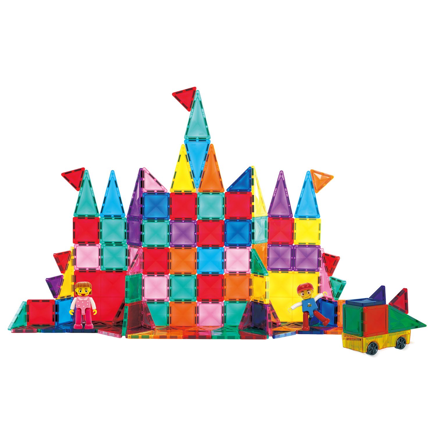 PicassoTiles 41pc Prism Magnetic Building Block Set