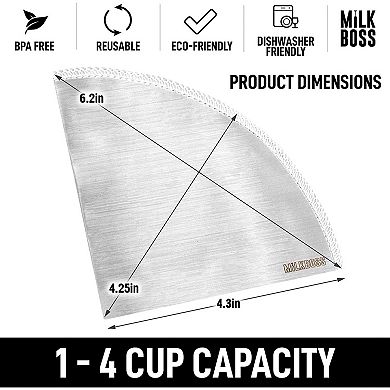 Zulay Kitchen Pour Over Coffee Filter