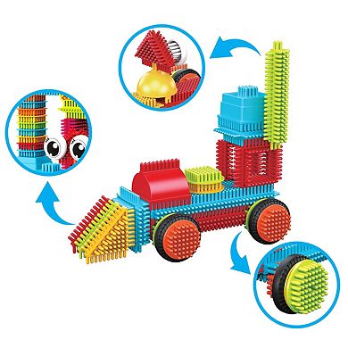 PICASSO-TILES 41 PC Animal Theme, Hedgehog Building Blocks, Building Toys, Soft Toys for Kids 3+
