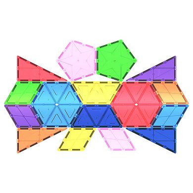 PicassoTiles 16 PC Magnetic Tiles, Magnetic Building Blocks for Kids, Magnet for Kids 3+