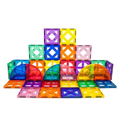 36pc Magnetic Building Block Tile Quarter Round & Window Set