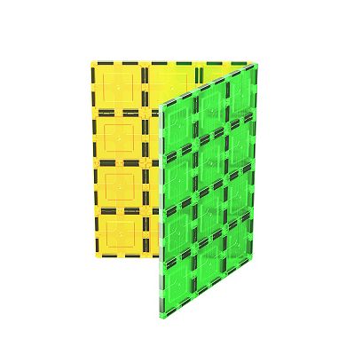 PICASSO-TILES 2 PC Large Stabilizer Base, Magnetic Tiles, Magnetic Building Blocks for Kids 3+