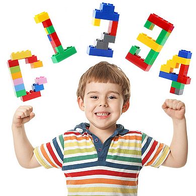 PicassoTiles 1750 PC Construction Brick Building Blocks, Brick Building Block Set, For Kids 3+