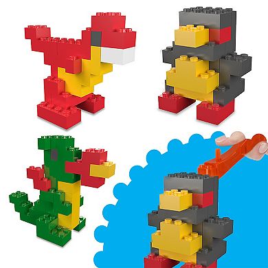 PicassoTiles 1250 PC Construction Brick Building Blocks, Brick Compatible, Classic Brick for Kids 3+