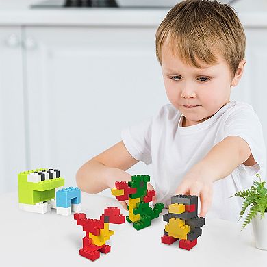 PicassoTiles 1250 PC Construction Brick Building Blocks, Brick Compatible, Classic Brick for Kids 3+