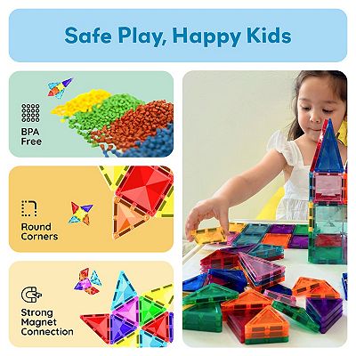 Mini Magnetic Building Blocks Wholesaler Portable Magnet Tiles Building ...
