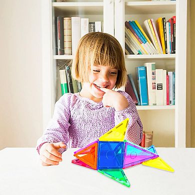Everplay 41 PC Magnetic Tiles, Magnetic Building Blocks for Kids, Magnet for Kids 3+
