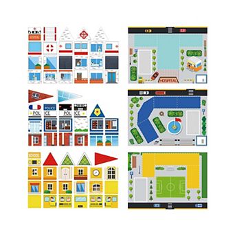 PicassoTiles 80 pc Magnetic Tiles, 3-in-1 Magnetic Building Blocks for Kids, Magnet for Kids 3+