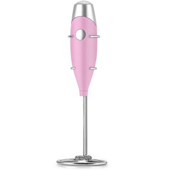 Zulay Kitchen Milk Frother With 16 pc Stencils