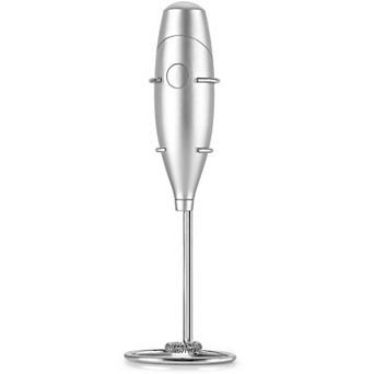 Zulay Kitchen Milk Frother With 16 pc Stencils