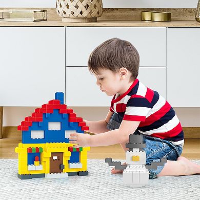 Picassotiles 2250 PC Construction Brick Building Blocks, Brick Compatible, Classic Brick for Kids 3+
