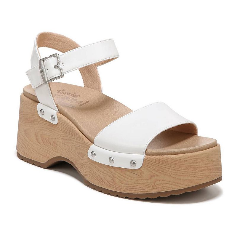 UPC 017113481961 product image for Dr. Scholl's Dublin Women's Platform Sandals, Size: 10, White | upcitemdb.com