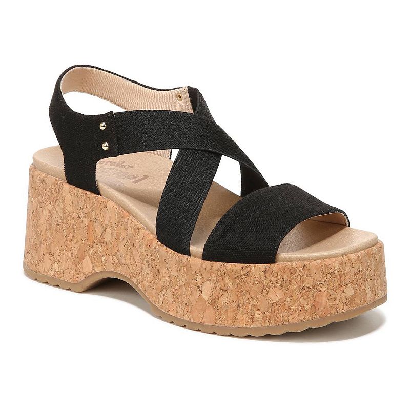 UPC 017117744567 product image for Dr. Scholl's Dottie Women's Platform Sandals, Size: 11, Black | upcitemdb.com