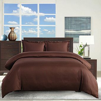 100% Cotton Sheet Set Striped 300 Thread Count