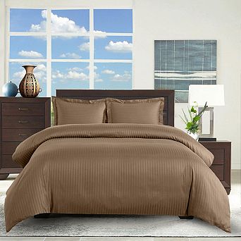 100% Cotton Sheet Set Striped 300 Thread Count