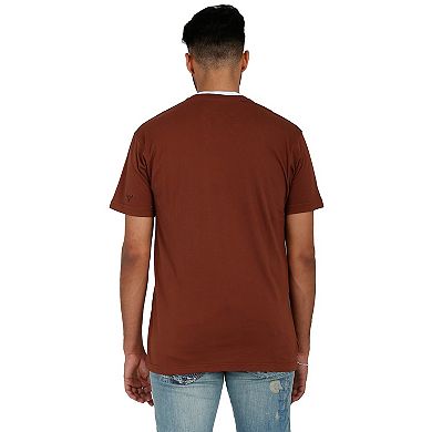 Blanco Label Men's Slim Fit Cotton Graphic V-Neck Tee Shirts Short Sleeve