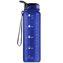 Brentwood GeoJug 18oz S/S Vacuum Insulated Water Bottle in Blue