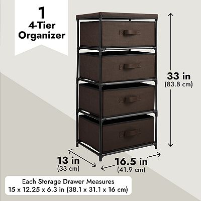 4-tier Closet Dresser With Drawers