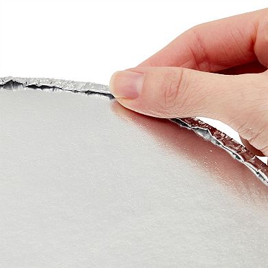 9 Inch Round Aluminum Pan with Lids for Baking, Disposable Tin Foil Containers for Roasting (25 Pack)