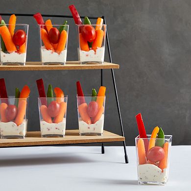 72 Pieces Assorted Dessert Cups For Parties, Plastic Shot Glasses 3oz, 5oz Cups