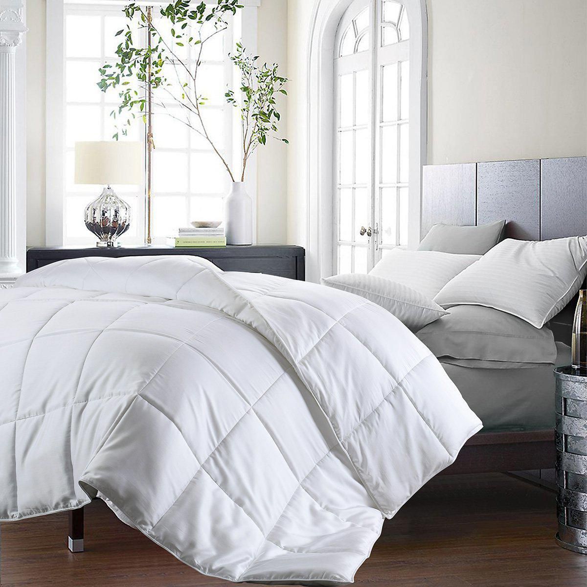 Sleep Philosophy Maximum Warmth Sateen White Down Alternative Thinsulate Comforter - White - King