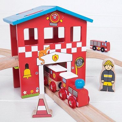 Bigjigs Rail, Fire Station Train Set