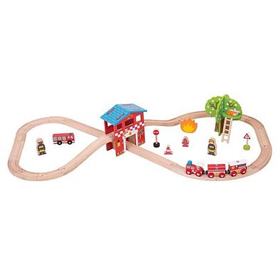 Bigjigs Rail, Fire Station Train Set