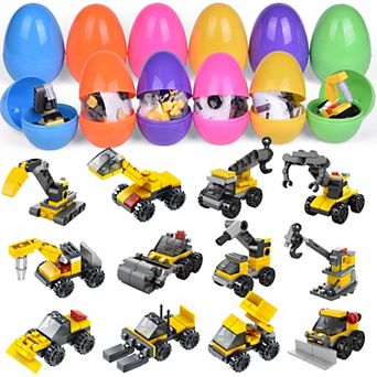 Toy Excavator Easter Eggs