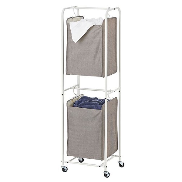 Vertical laundry clearance basket