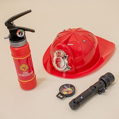 Kids Firefighter Costume Toy Set