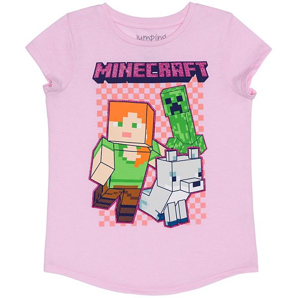 Girls 4-12 Jumping Beans® Minecraft Tee