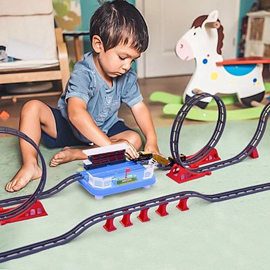 Toy Train Station with Track