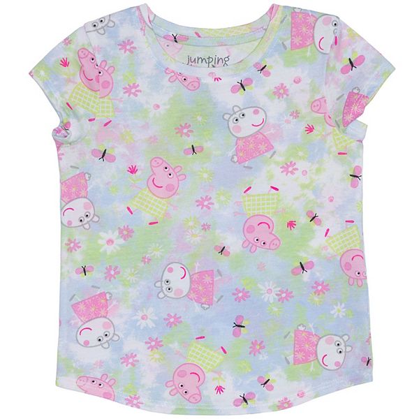 Baby & Toddler Girl Jumping Beans® Peppa Pig & Suzy Sheep Floral Tee