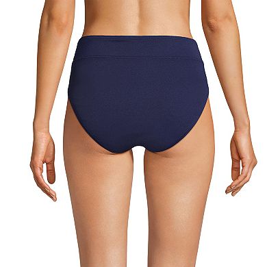 Women's Lands' End High-Waisted Bikini Bottoms