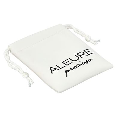 Aleure Precioso 18k Gold Over Silver Leaf & Freshwater Cultured Pearl Drop Earrings